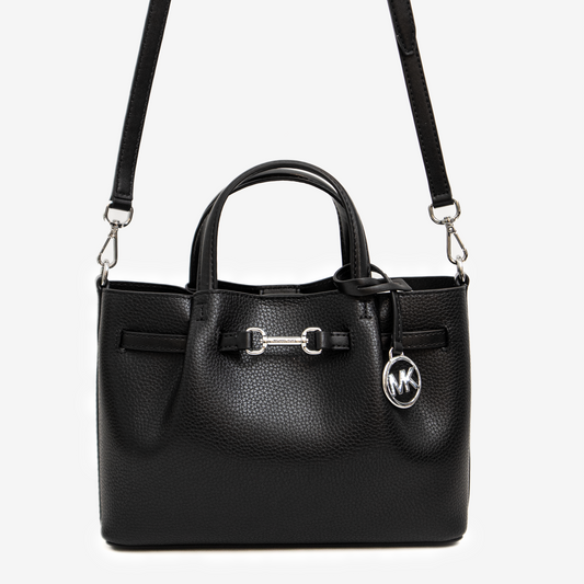 Carson Small Satchel en cuero granulado