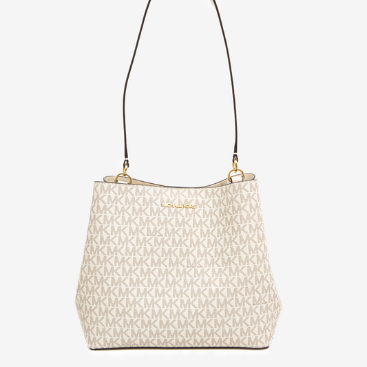 Michael Kors Jet Set Large Shoulder Bag - Beige