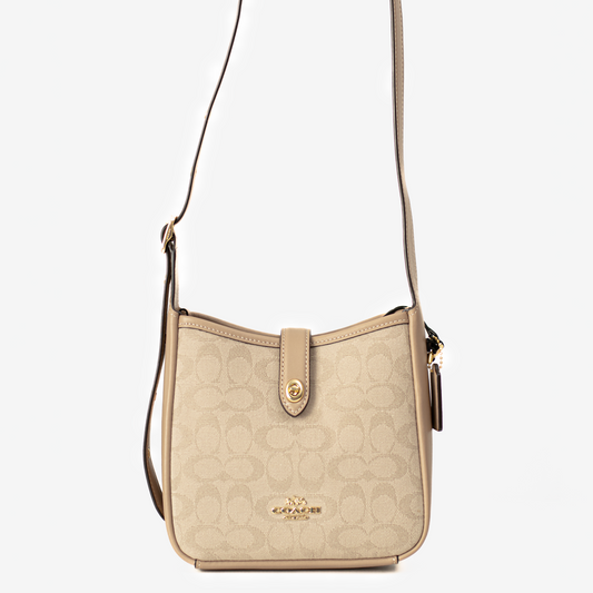 Coach Mini Luna Shoulder Bag – Signature Canvas Arena