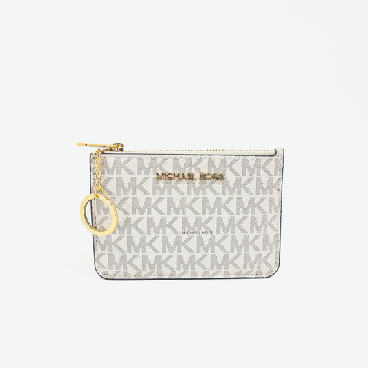 Michael Kors Jet Set Charm Small Coin Pouch - Blanco