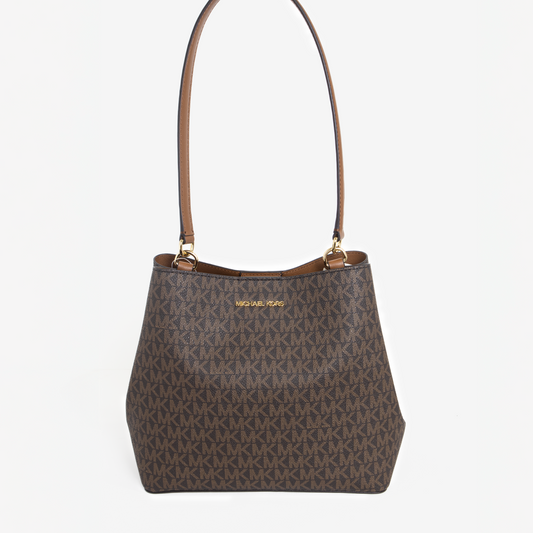 Michael Kors Jet Set Large Shoulder Bag - Marrón