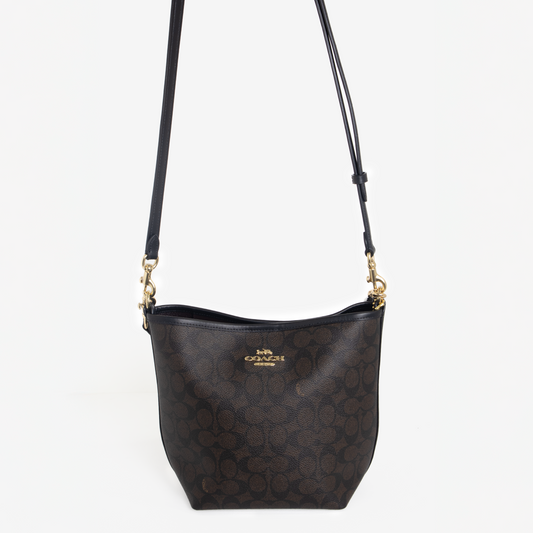Coach Signature Bucket Bag - Marrón Oscuro
