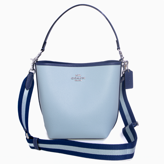 Coach City Bucket Bag - Color Block Azul Claro/Azul Profund