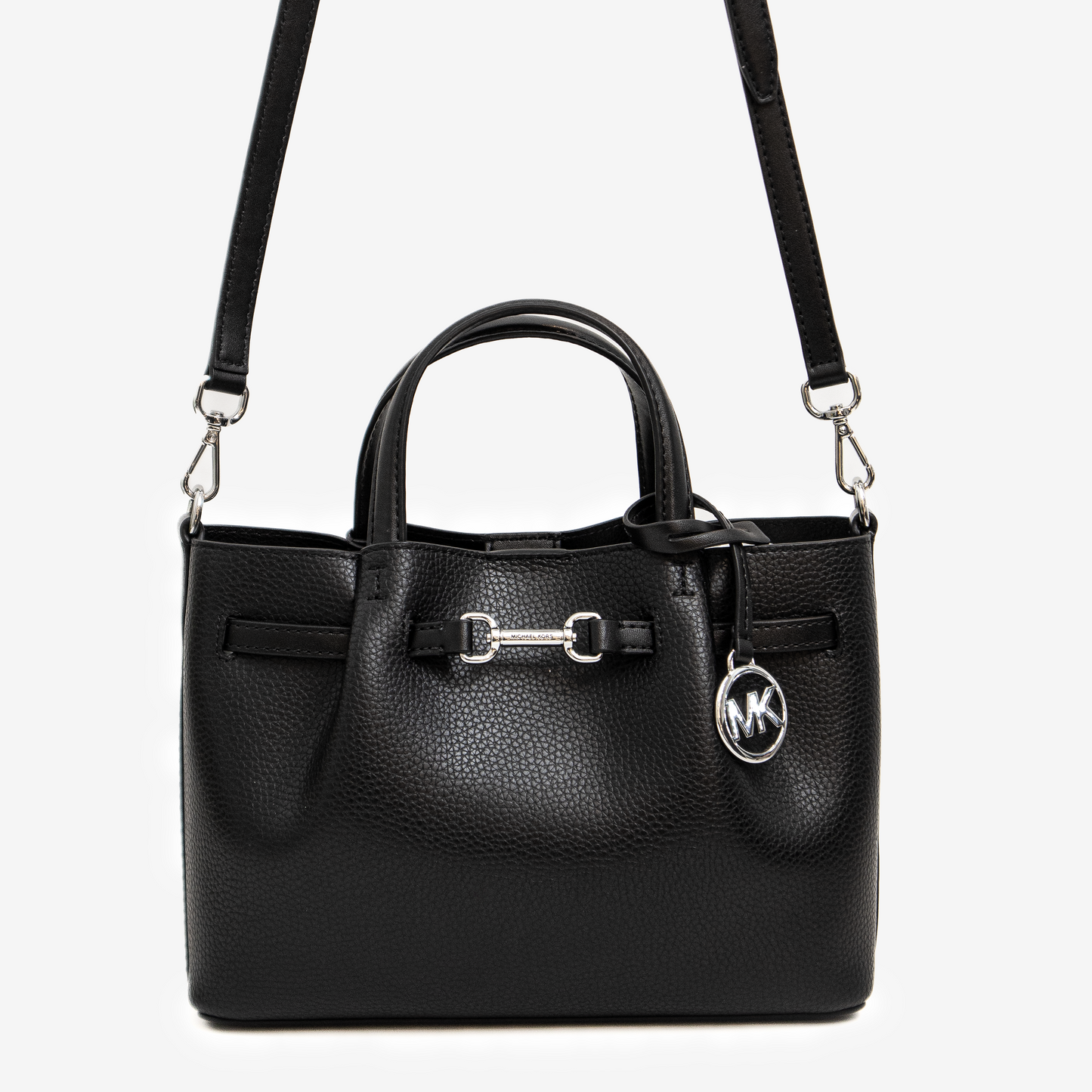 Carson Small Satchel en cuero granulado