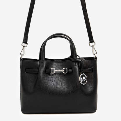 Carson Small Satchel en cuero granulado