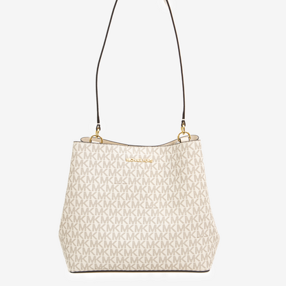 Michael Kors Jet Set Large Shoulder Bag - Beige