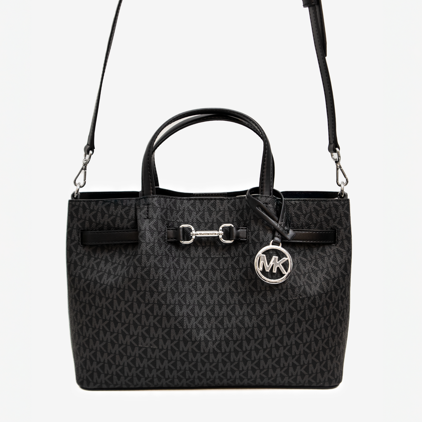 Carson Small Satchel con monograma Signature