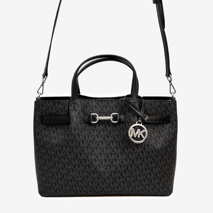Carson Small Satchel con monograma Signature