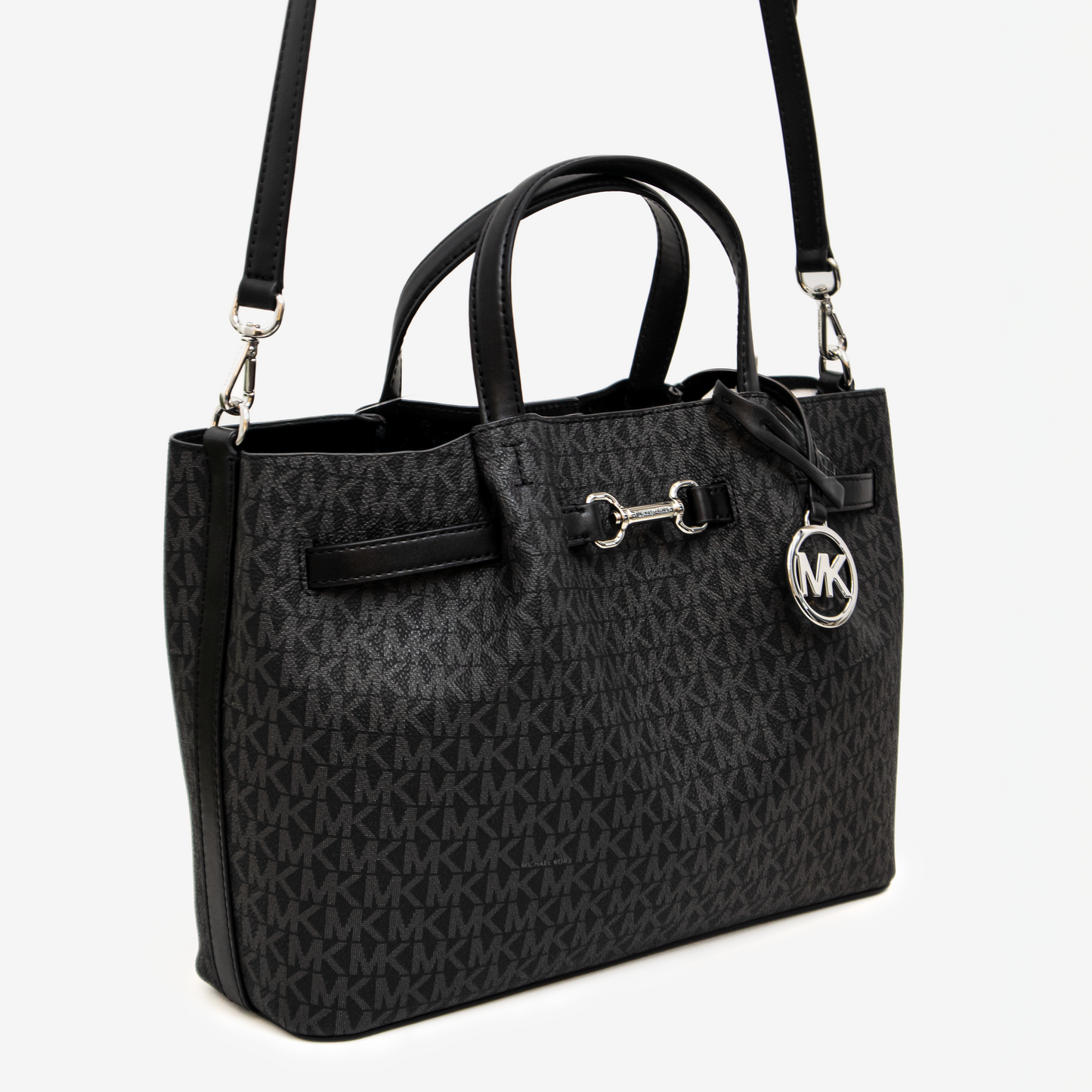 Carson Small Satchel con monograma Signature