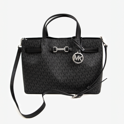 Carson Small Satchel con monograma Signature