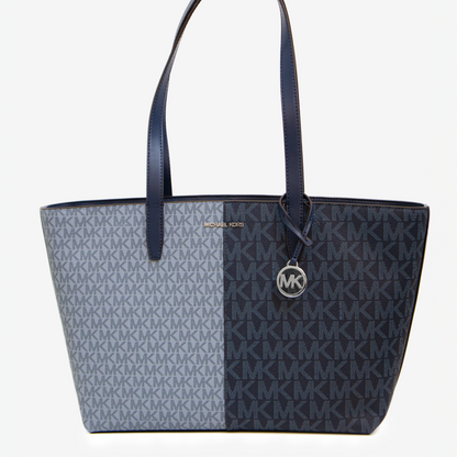 Michael Kors Tote Jet Set Travel - monograma bicolor