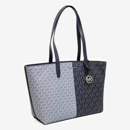 Michael Kors Tote Jet Set Travel - monograma bicolor