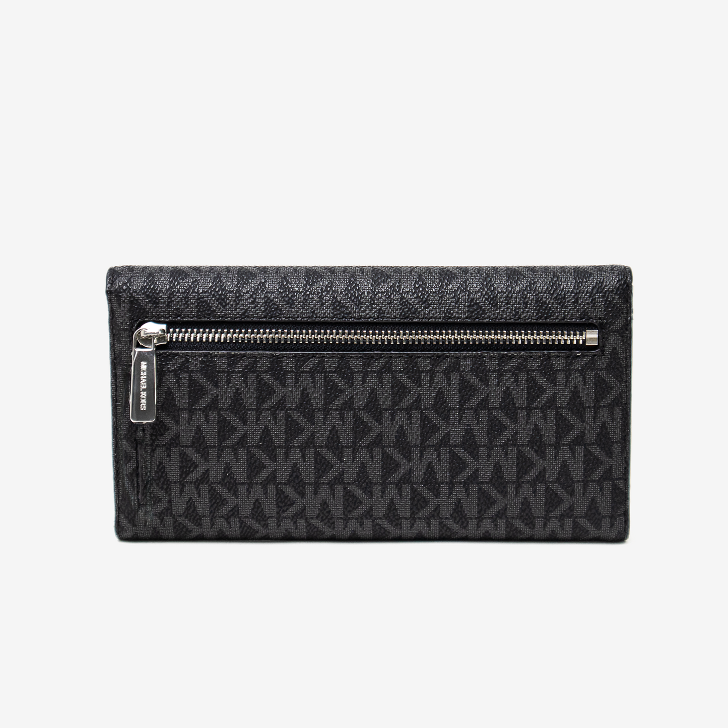 Billetera Michael Kors Jet Set - Black Signature