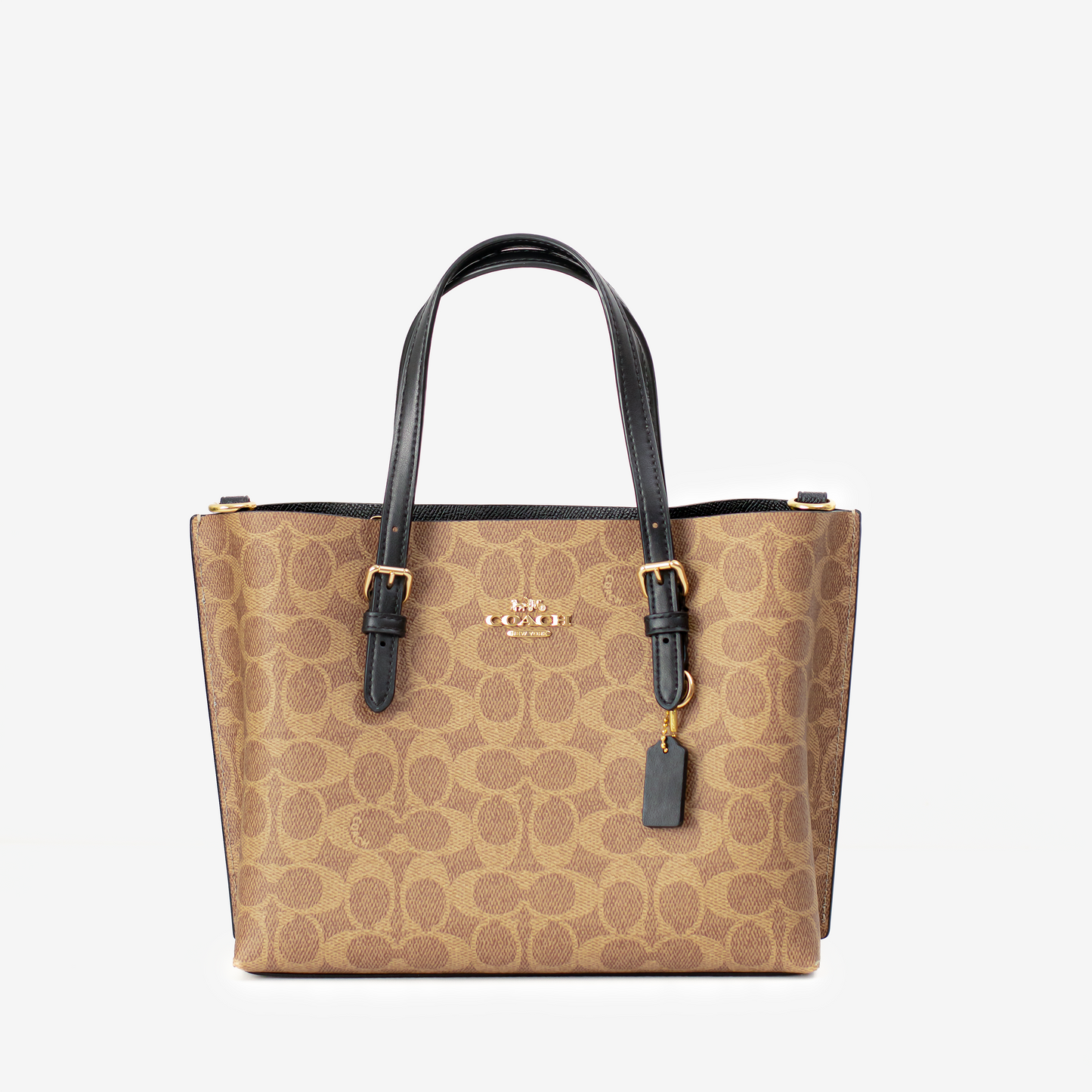 Coach Signature Mollie 25 Tote Bag - Caramel