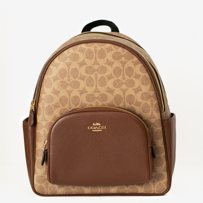 Coach Court Backpack - Marrón y Caramel