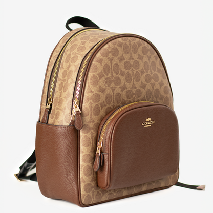 Coach Court Backpack - Marrón y Caramel