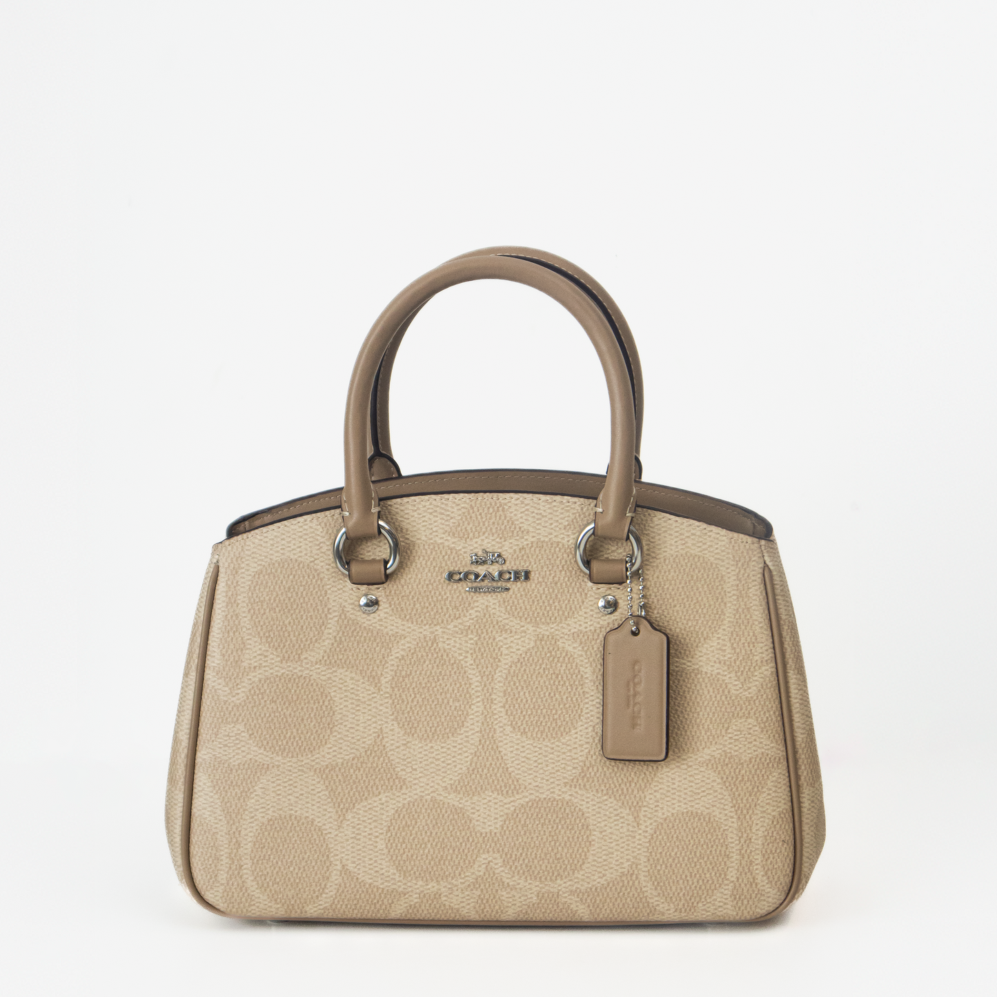 Coach Rowan Satchel – Beige con camel