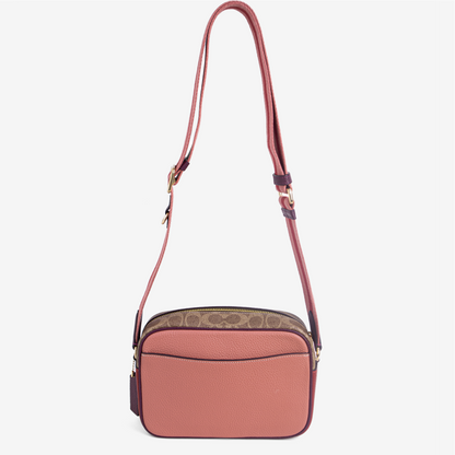 Jamie Camera Bag In Colorblock Signature Canvas