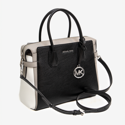 Michael Kors Small Tote Bag Tricolor (Negro, Gris y Blanco)