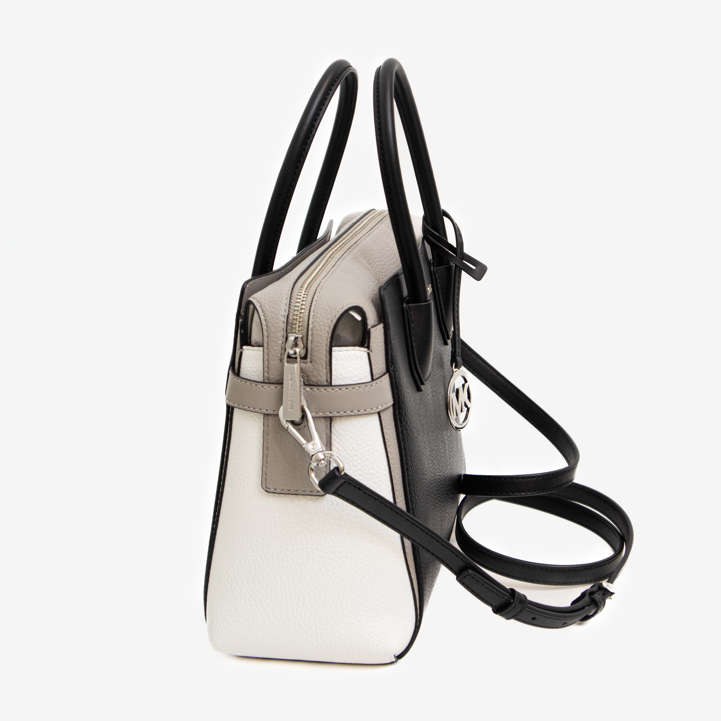 Michael Kors Small Tote Bag Tricolor (Negro, Gris y Blanco)