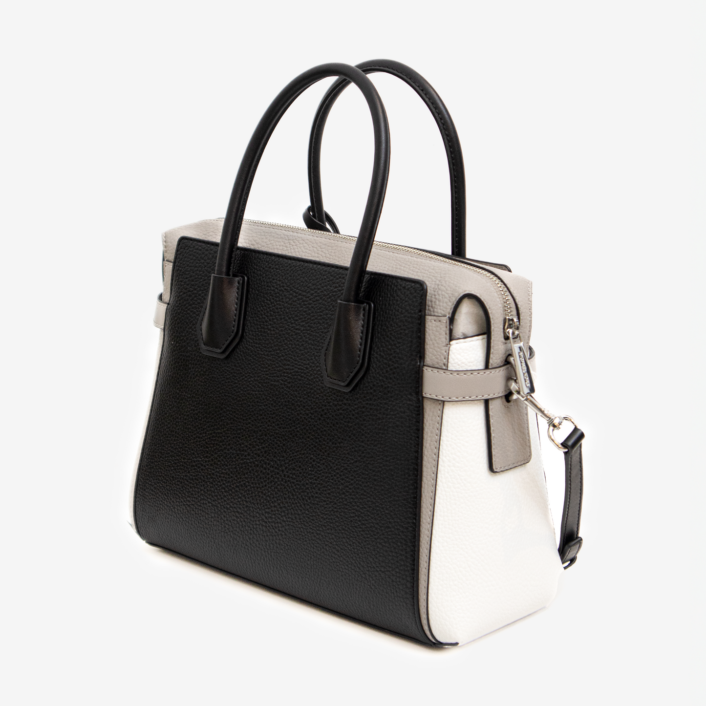 Michael Kors Small Tote Bag Tricolor (Negro, Gris y Blanco)