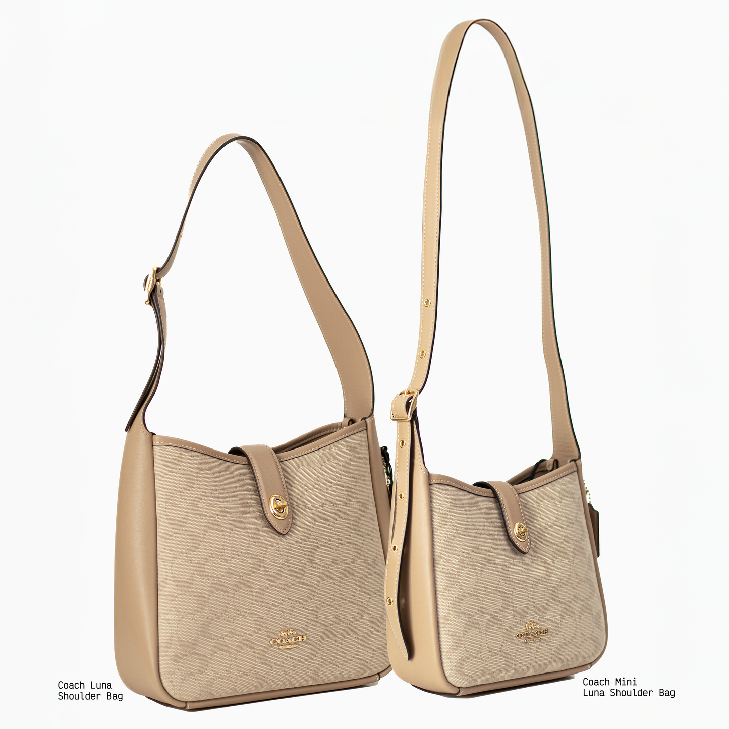 Coach Mini Luna Shoulder Bag – Signature Canvas Arena