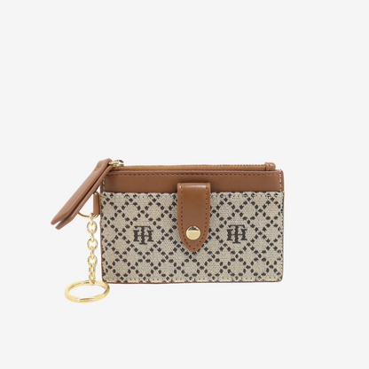 Tommy Hilfiger Monedero Canvas Mini - Marrón