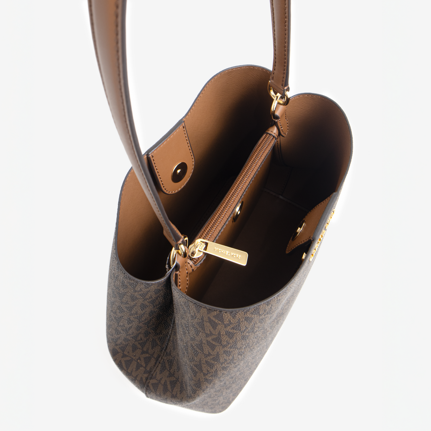 Michael Kors Jet Set Large Shoulder Bag - Marrón