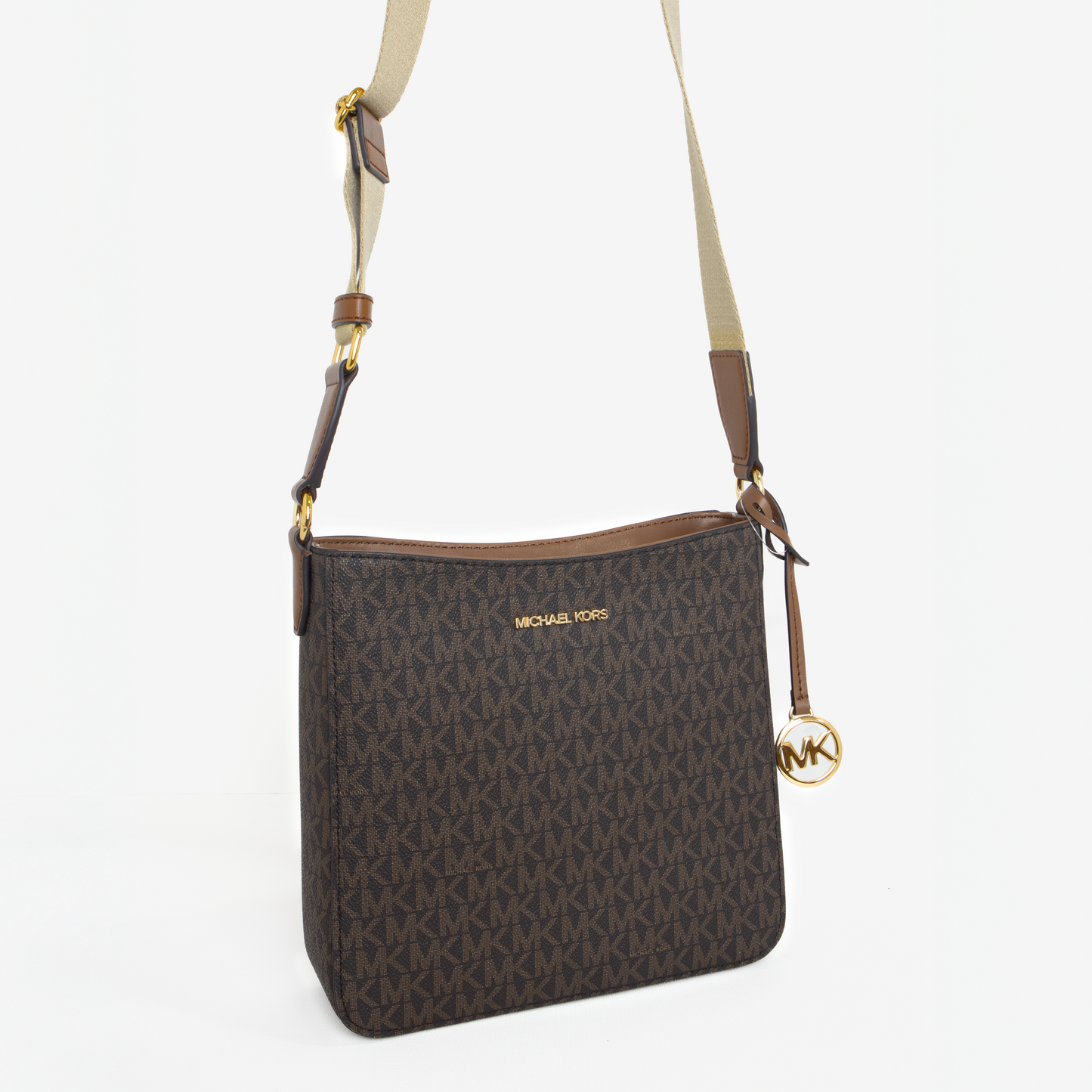 Michael Kors Jet Set Large Crossbody Bag - Marrón