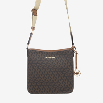 Michael Kors Jet Set Large Crossbody Bag - Marrón