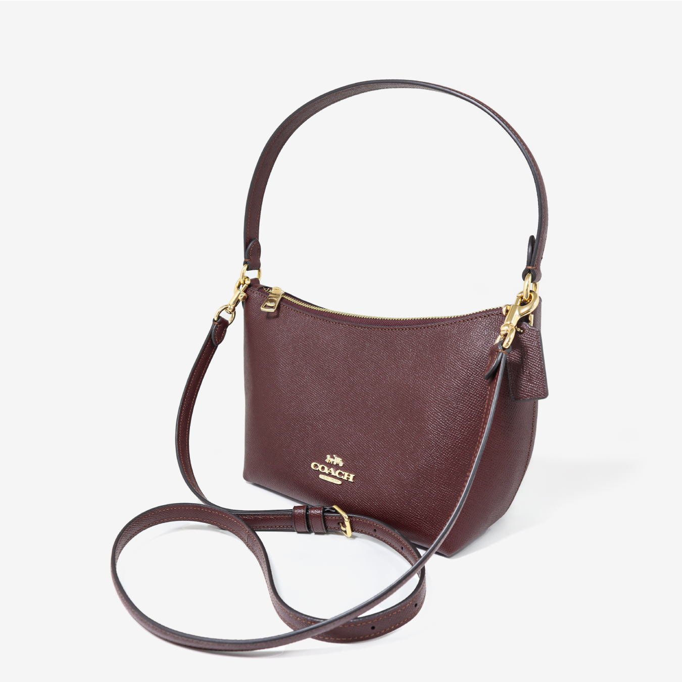 Bolso Coach Mini Luna Bag - Burdeos
