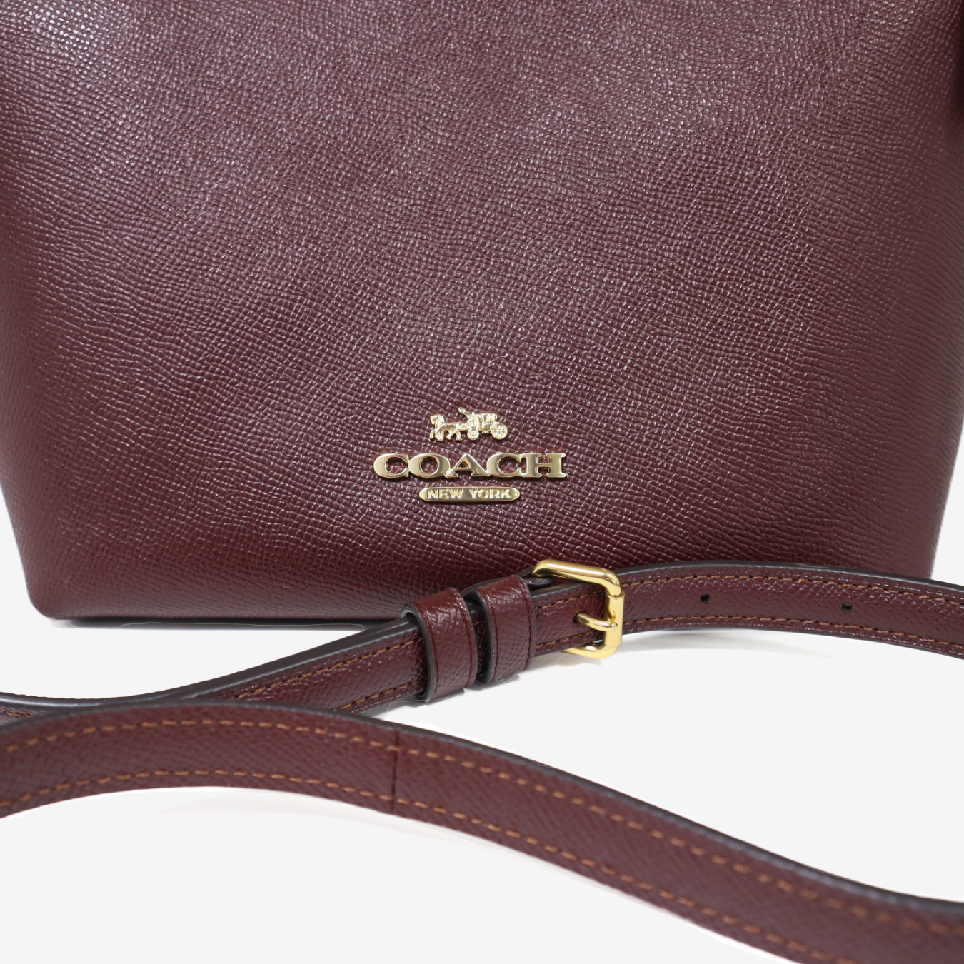 Bolso Coach Mini Luna Bag - Burdeos