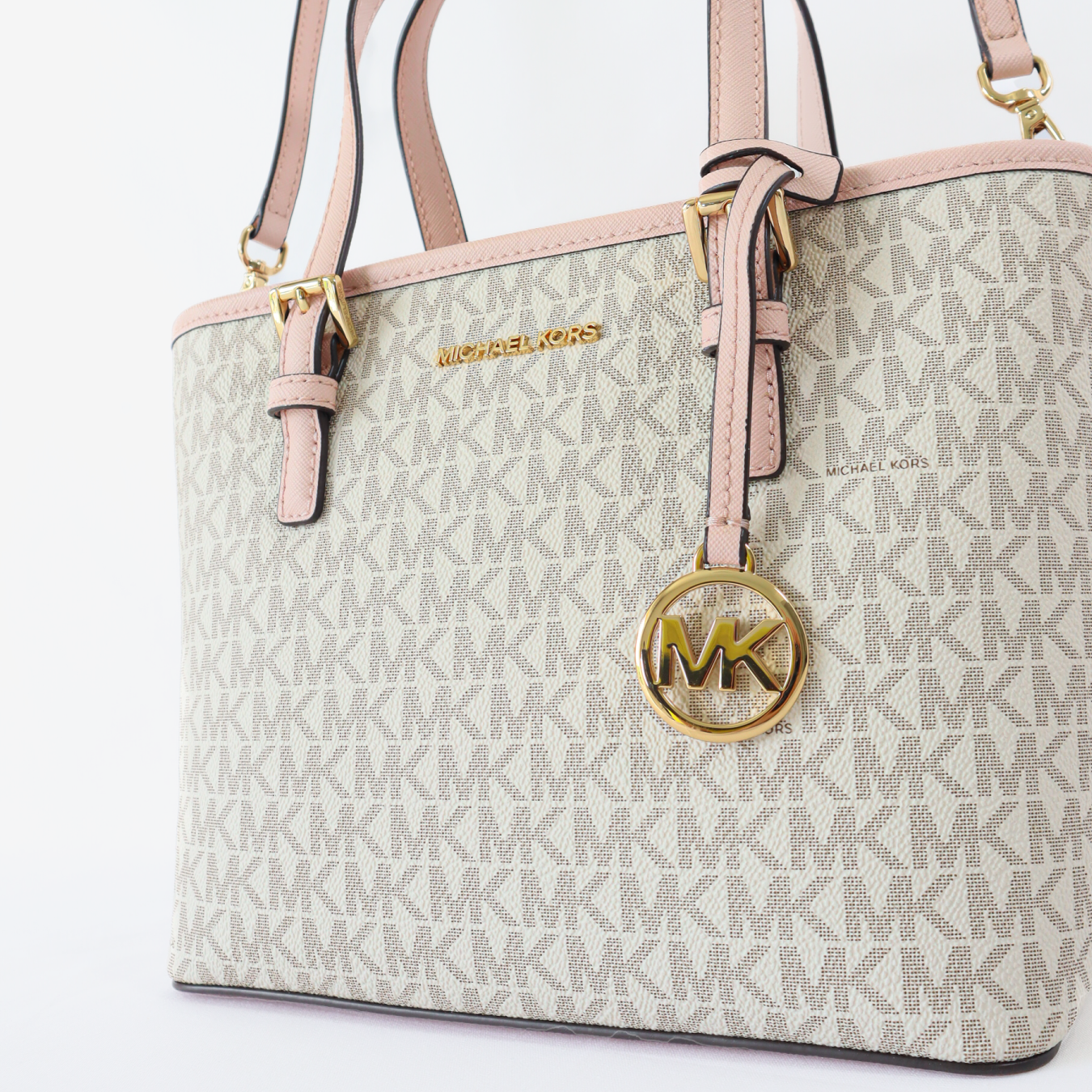 Michael Kors Jet Set Small Tote - Vainilla